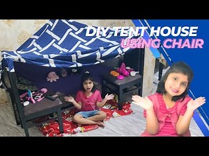 DIY Tent House at Home | Easy & Fun Tent Making for Kids 🌿
