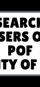POF Search: How to Search Users on POF?