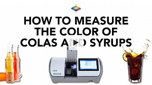 How to measure the color of Colas and Syrups