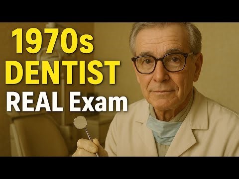 1970s Dentist ASMR 🦷 Real Person Exam & Cleaning — Deep Mouth Sounds