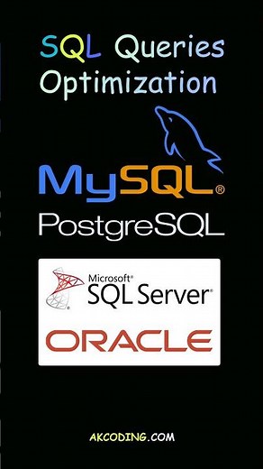 𝗧𝗼𝗽 𝟭𝟬 𝗤𝘂𝗲𝗿𝘆 𝗢𝗽𝘁𝗶𝗺𝗶𝘇𝗮𝘁𝗶𝗼𝗻 𝗦𝘁𝗿𝗮𝘁𝗲𝗴𝗶𝗲𝘀 in MySQL, PostgreSQL, SQL Server, or even Oracle