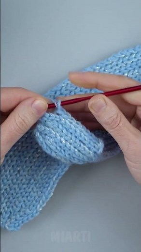 How to knit very easy mittens for beginners! Miarti🧶