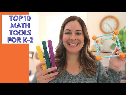 The 10 Best Math Tools for Kindergarten, 1st, and 2nd Grade // math manipulatives for the classroom
