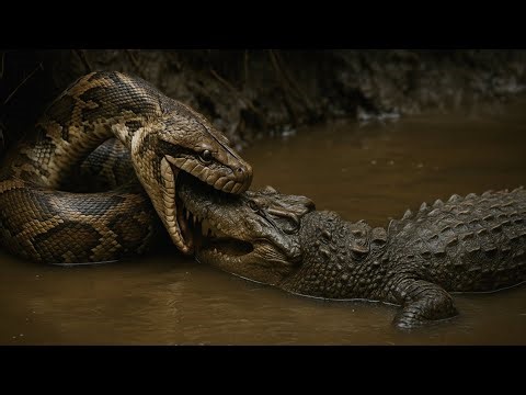 PYTHON EATS ENTIRE CROCODILE 🤯 (Insane Footage)