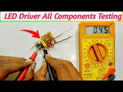 LED Driver Components check and details |Check led driver components | led bulb Repair 🔥🔥