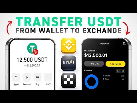 How to Transfer USDT TRC-20 from Wallet to Exchange | Binance, Bybit, OKX & More