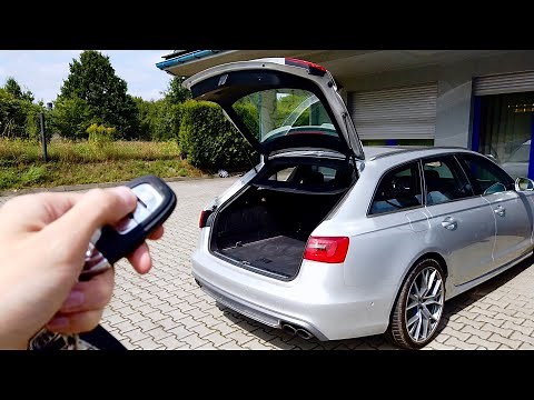 Audi A6 C7 (4G) remote boot closing activation #OBDeleven