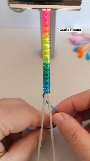85K views · 544 reactions | How to tie a bracelet with a super beautiful string #diy #bracelet #crafts | Craft 1 Minute | Facebook