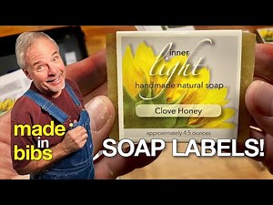 Learn a simple soap labeling technique for your handmade soap!