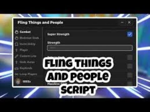 FE Fling Panel GUI Script - ROBLOX EXPLOITING