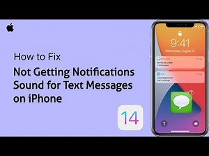 Not Getting Notifications Sound for Text Messages on iPhone after iOS 14 [Fixed]
