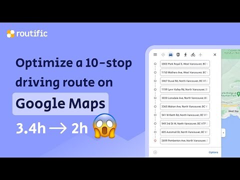 How to Optimize a Multi-Stop Route with Google Maps