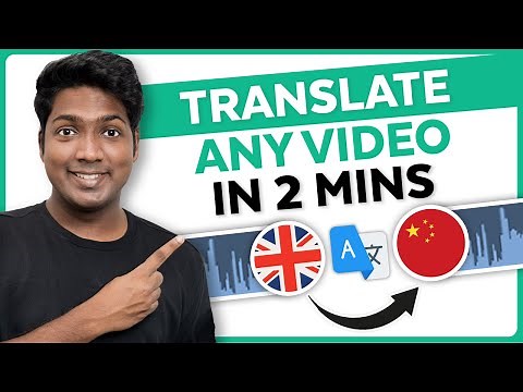 How to Translate Video into ANY Language with AI | Own Voice | FREE
