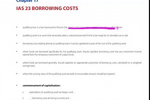IAS 23 Borrowing costs