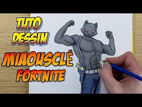 Comment dessiner le skin Fortnite Miaousclé ombre - Tutoriel facile!