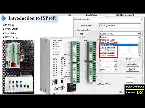 🔧 How to Simulate Delta PLC Programs | ISPSoft & COMMGR Explained | Lesson 2