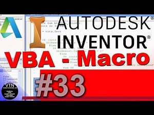 AutoDesk INVENTOR VBA 33 ( Call Statement )