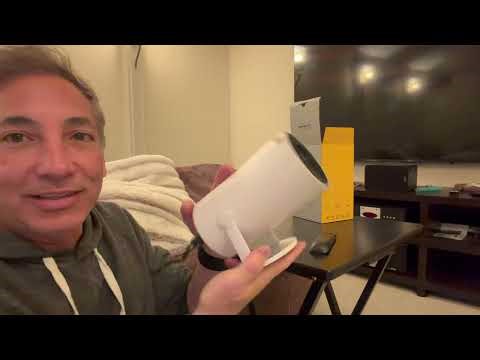 Great Portable Projector with Netflix and Apps Review & Unboxing 4K
