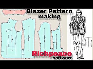 how to make Blazer pattern in richpeace | Richpeace tutorial