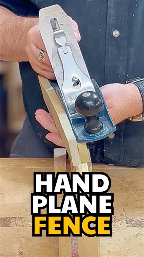 DIY Hand Plane Fence for Perfectly Straight Edges If you’ve ever tried planing a board and ended up with one edge slightly crooked, this simple hand plane fence is the fix you need. I built it from scrap wood, and it attaches right to your hand plane to keep your cuts square and consistent. Whether you’re jointing edges or refining a board’s side, the fence helps guide the plane perfectly straight—no more tilted edges or uneven joints. It’s a small, clever upgrade that adds precision and control