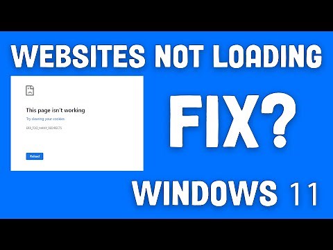 How To Fix Few Websites Are Not Loading/Opening in Windows 11