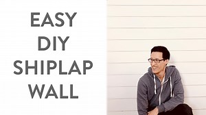 DIY Shiplap Wall | Garage Remodel Ep 1 - Paul Tran DIY