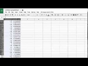 Creating PDFs and CDFs in excel