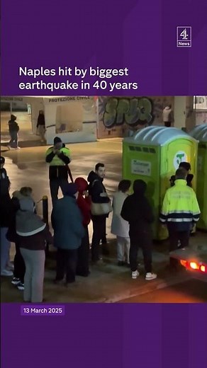 Naples hit by biggest earthquake in 40 years