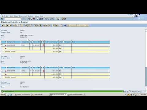 SAP Vendor and Customer Open Items Manual Clearing || Live Demo in System