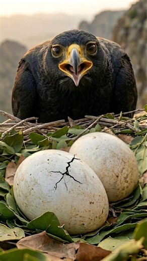 Verreaux's Eagle Egg Hatching — 45 Days in 26 Seconds 🦅