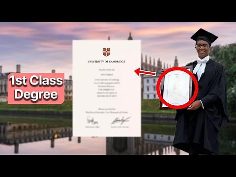 How I achieved a 1st class degree from Cambridge University (Full Study Method)