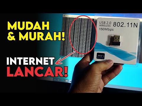 Cara Pasang USB Adapter Wireless 802.11N WIFI di PC/Komputer | SOLUSI MUDAH & MURAH AKSES INTERNET!
