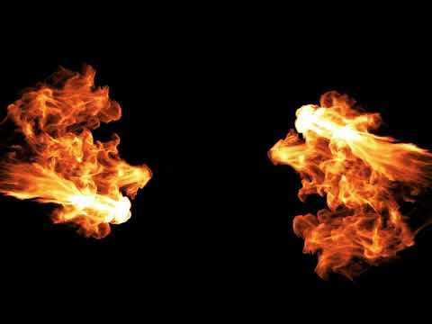 [4K] Fire Transition Overlay