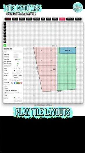 One Tool For Perfect Tile Design! | V2 Tiling Planner App