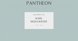 Karl Mollweide Biography | Pantheon