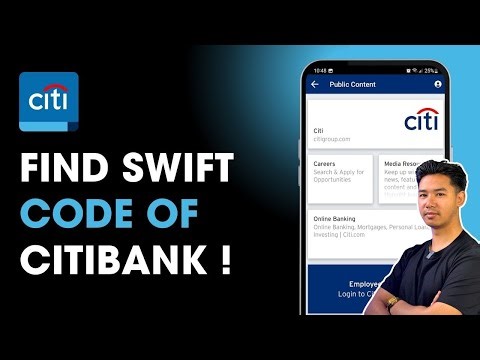 How to Find Citibank Swift Code !