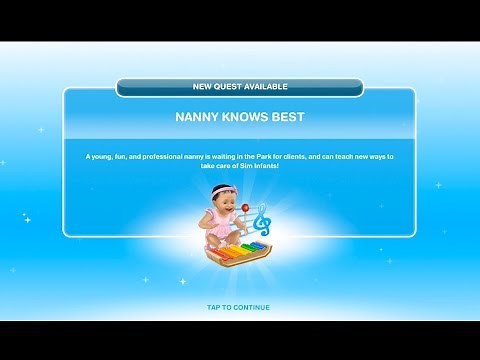 Sims Freeplay | Nanny Knows Best Quest | Baby Steps Update #1