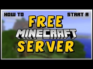 How To Start A Minecraft Server For FREE! (Any Version!)