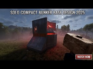 This SOLO BUNKER BASE is INSANE! 🔥 Rust 2025 Compact Base Design