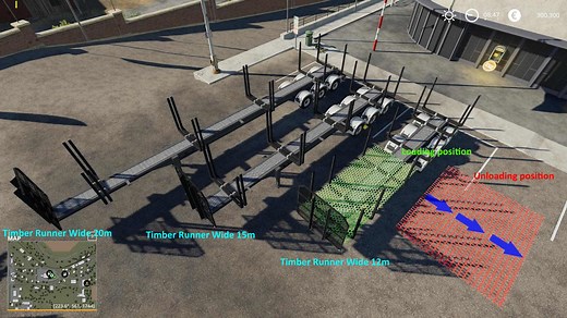 Timber Runner Wide With Autoload Wood v 1.2 - FS19 mod - FS19.net