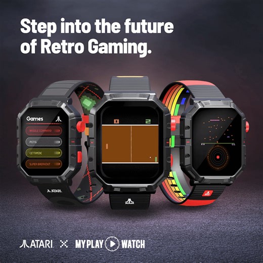14K views · 154 reactions | Play the classics right on your wrist! ⌚ Pre-Order  https://atari.pulse.ly/fuqrnb5rxs | Atari | Facebook