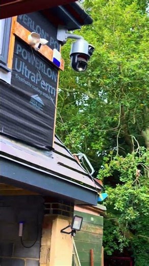 Hikvision Panoramic Tracking Camera 360° Full-View Surveillance with Smart Motion Tracking! #viral