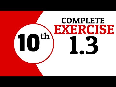 Exercise 1.3 - 10th Class Math | Waqas Nasir
