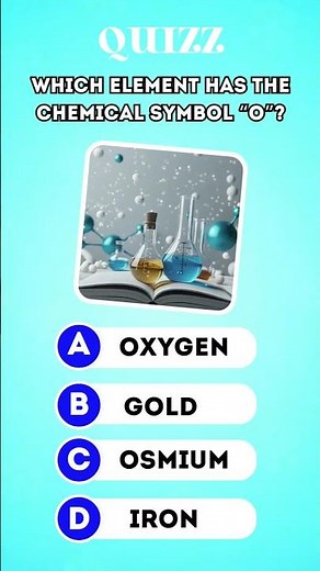 Which element has the chemical symbol “O”?