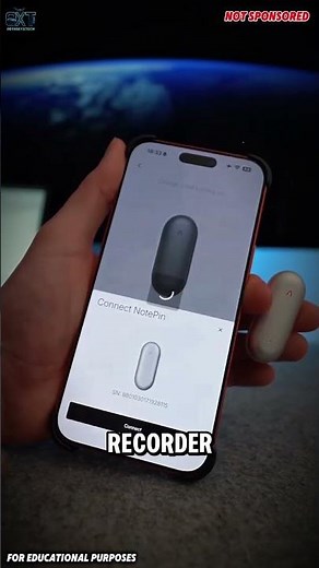 Wearable AI Note-Taker That Records & Summarises | Plaud NotePin. #documentary#innovation#fyp.