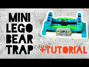 Mini Lego Bear Trap + TUTORIAL #kevin183 #kiansbricks #lego #legomoc #legoweapon #legotrap #beartrap