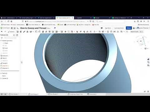 How to Thread in OnShape