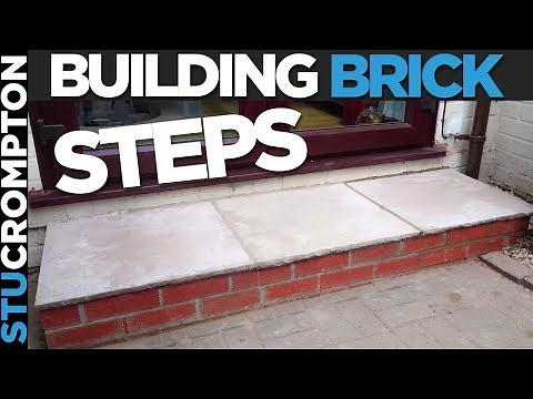 How to build a brick step - bricklaying