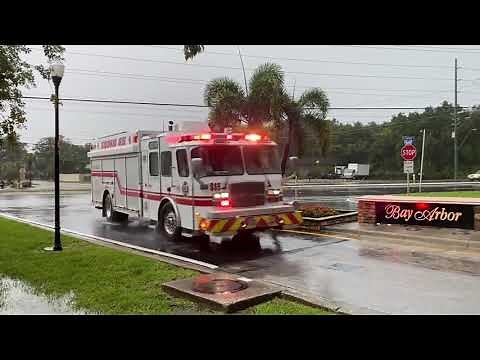 Oldsmar Working Structure Fire Response