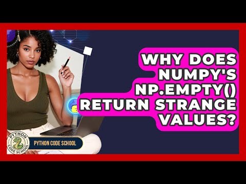 Why Does NumPy's Np.empty() Return Strange Values? - Python Code School